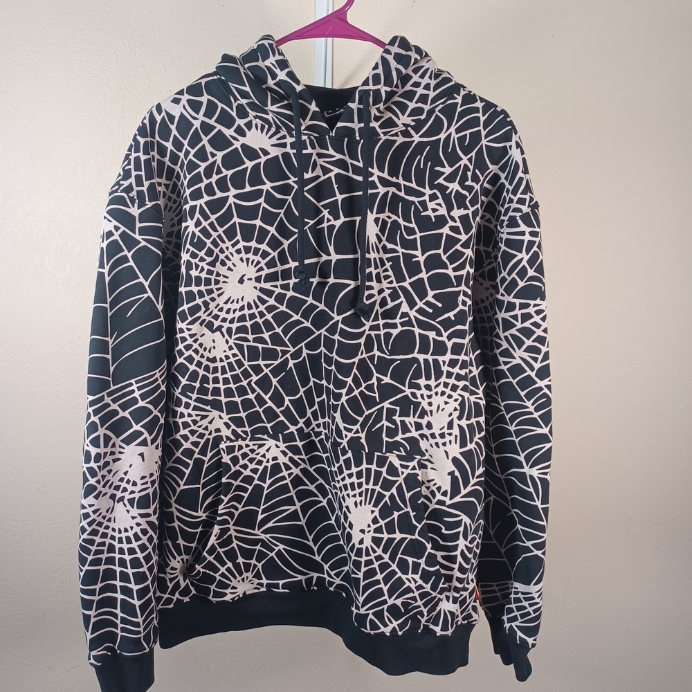 XPLR Sam Colby Spiderweb Hoodie Heavyweight Pullover Cotton Sold‎ Out XL